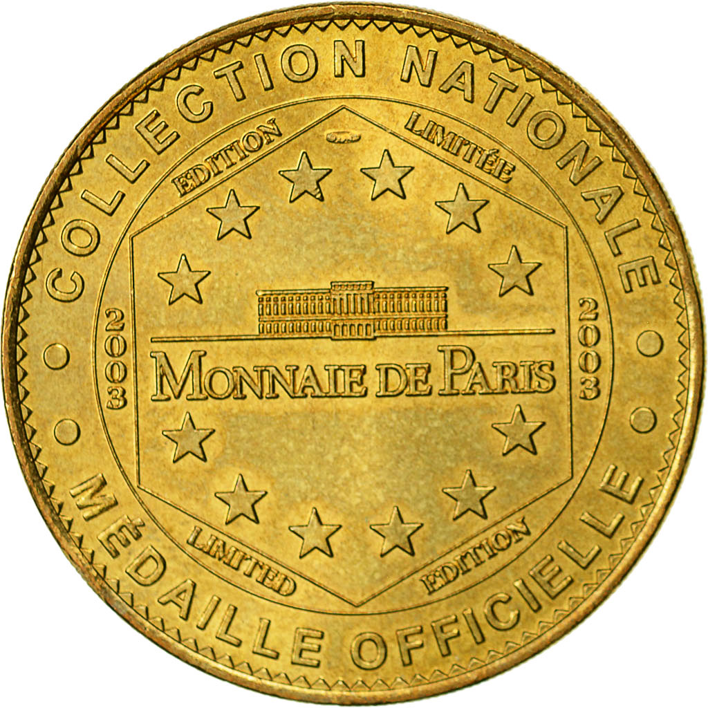 France, Jeton, Jeton Touristique, Caen - Mémorial n°1, 2003, MDP, TTB