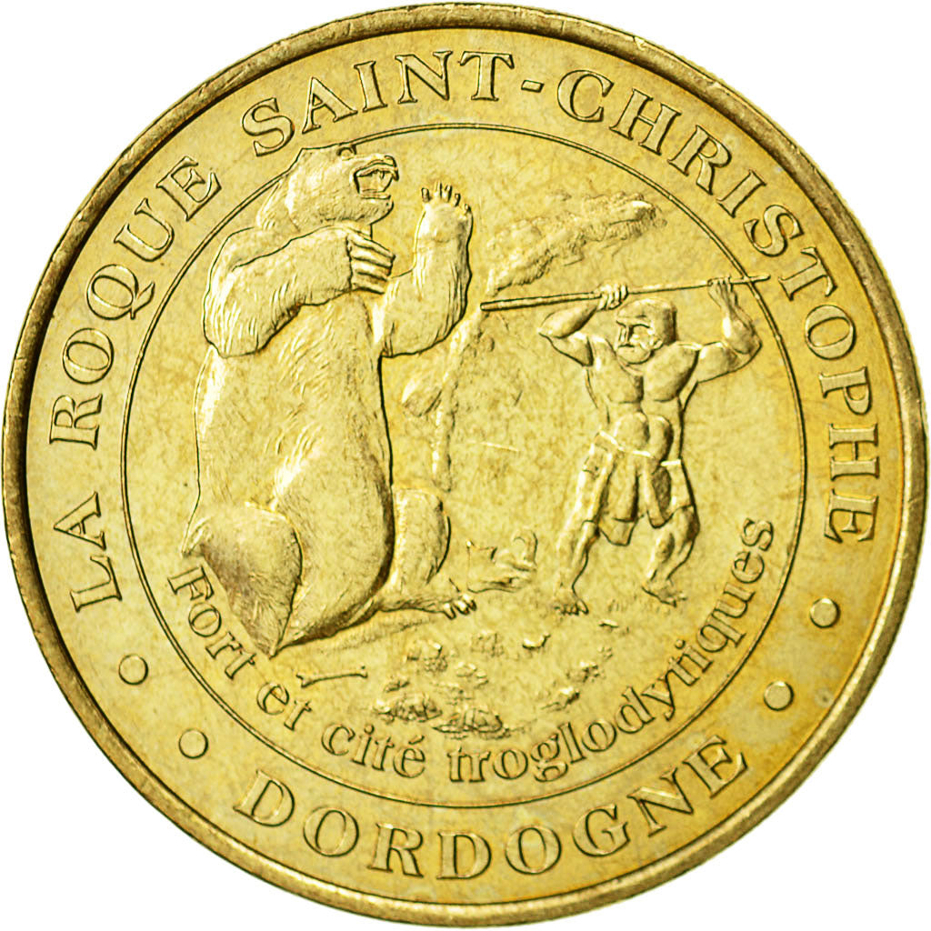 France, Token, Touristic token, Peyzac-le- Moustier - La Roque St Christophe
