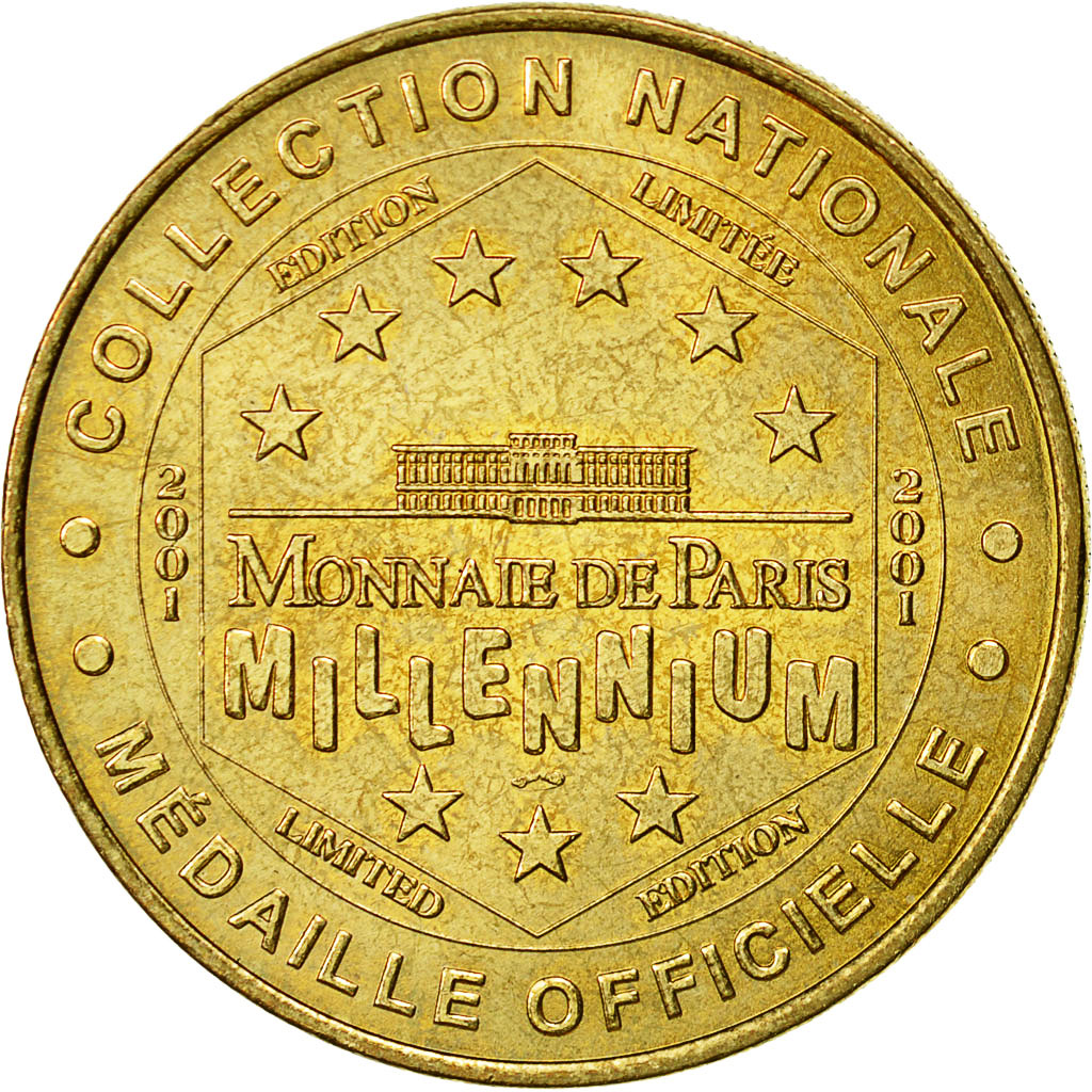 France, Jeton, Jeton Touristique, Hotel de la Monnaie - Logo Euro 12 pièces