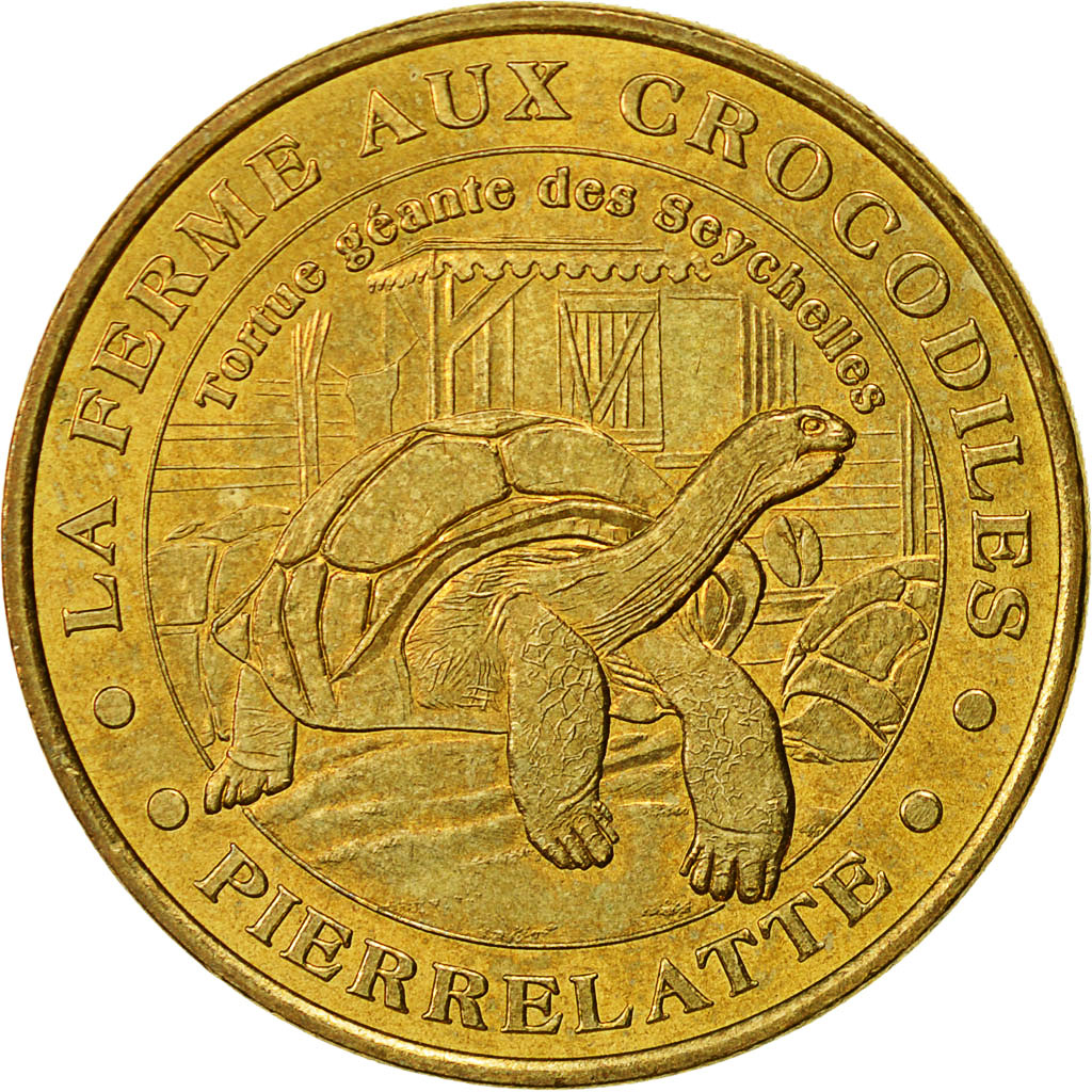 France, Jeton, Jeton Touristique, Pierrelatte - Ferme aux crocodiles n° 3