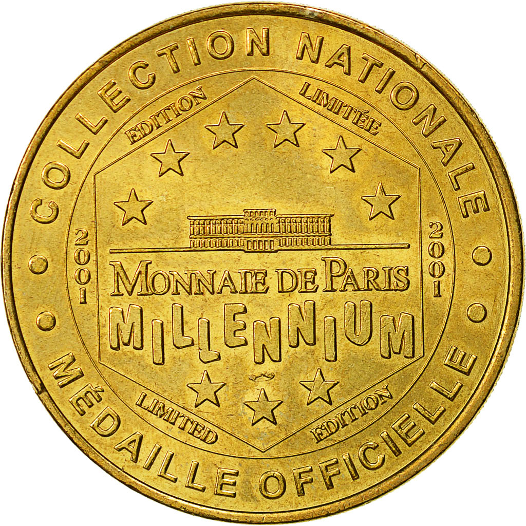 Francia, Token, Touristic token, Cluny - Abbaye n°1, 2001, MDP, BB