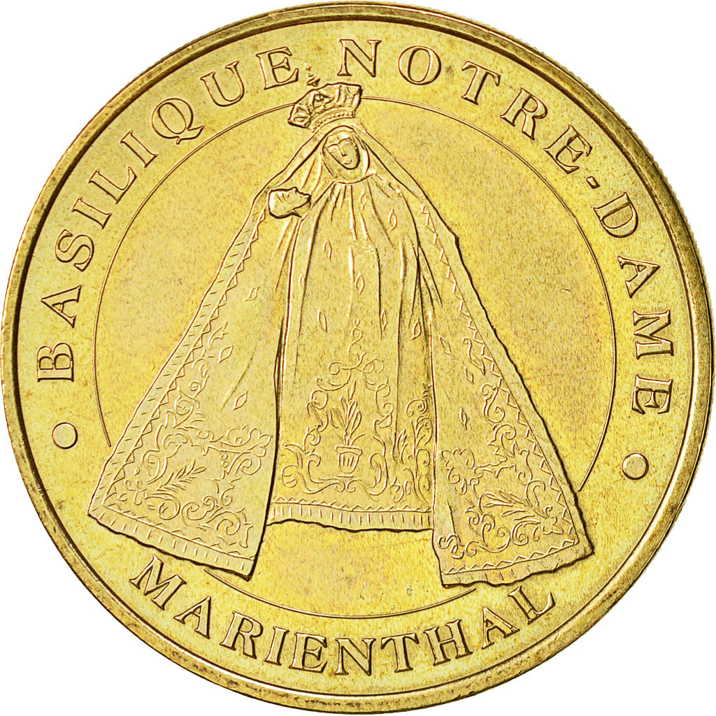 France, Token, Touristic token, Marienthal -  Basilique, 2001, MDP, EF(40-45)