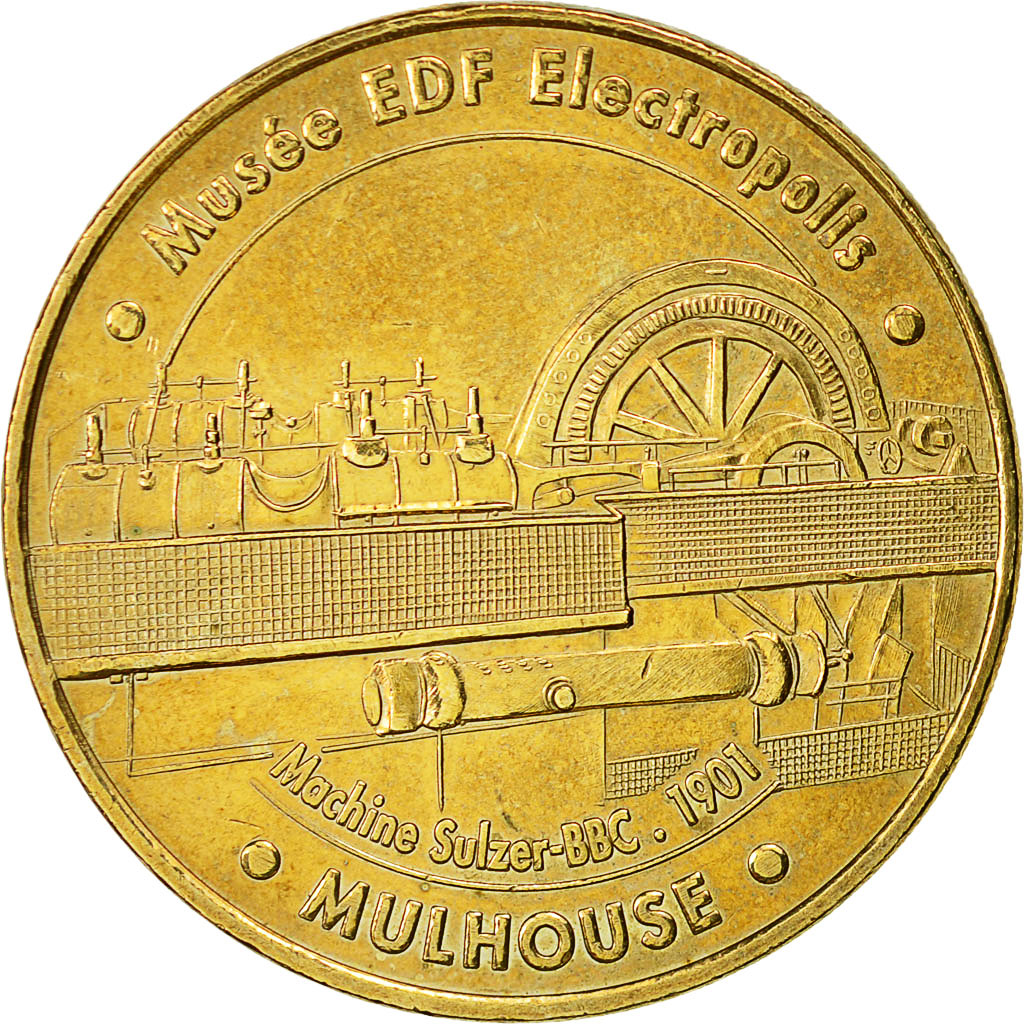 France, Token, Touristic token, Mulhouse - Musée EDF n°1, 2006, MDP