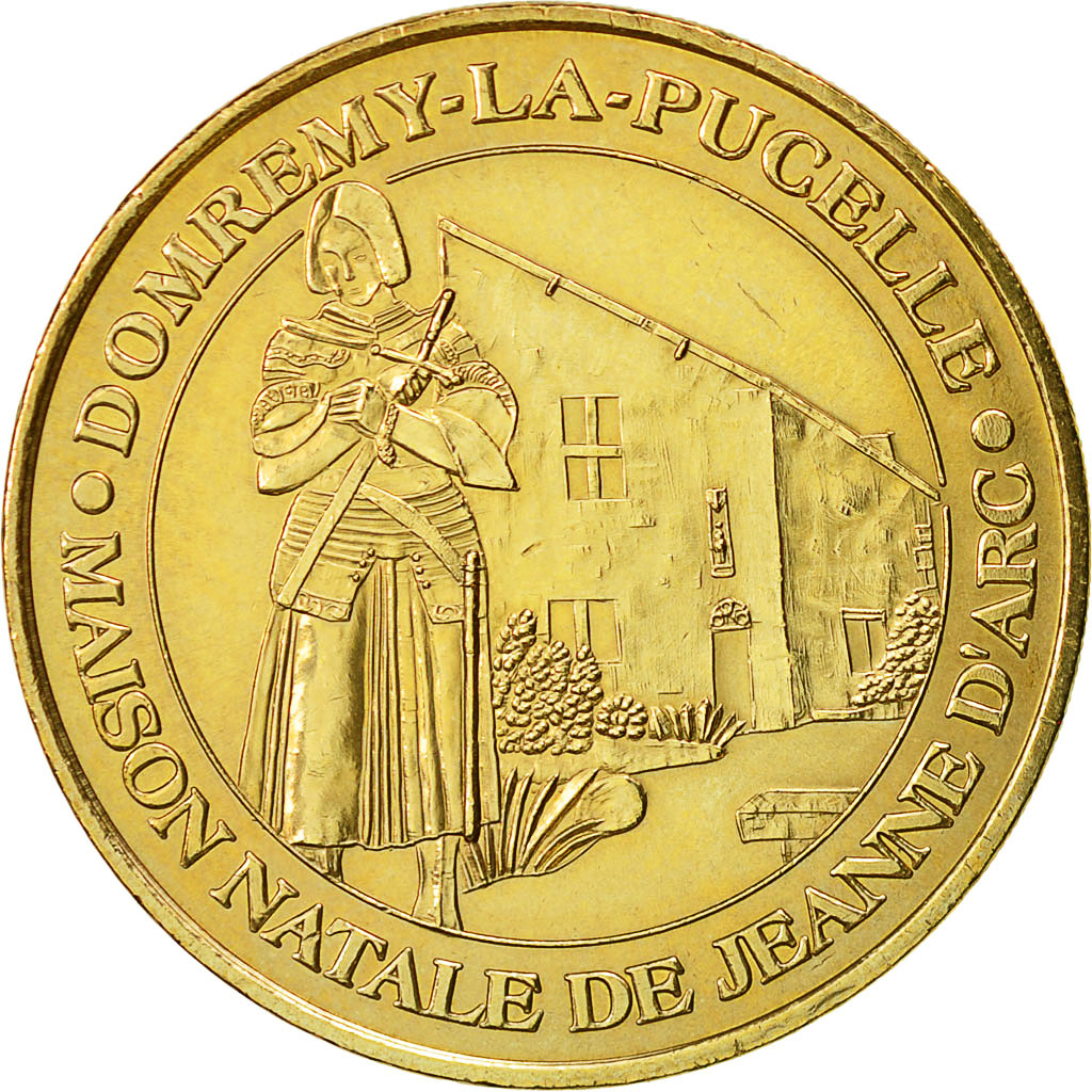 Francia, Token, Jetón turístico, Domrémy-la-Pucelle - Jeanne d'arc, 2006