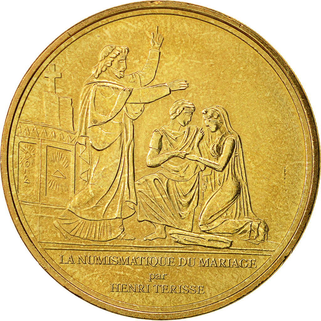 France, Token, Touristic token, Paris - Numismatique du Mariage, 2008, MDP
