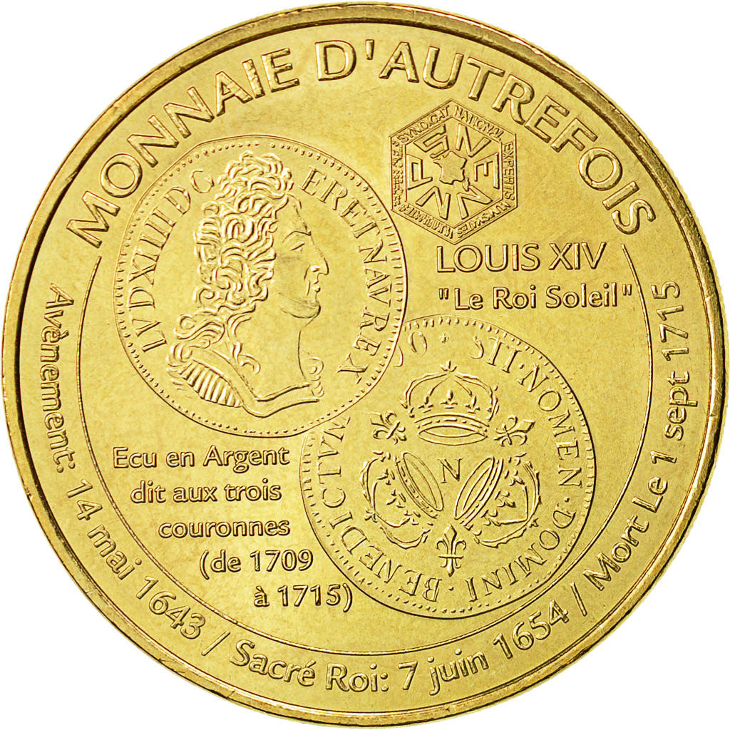 Francia, Token, Touristic token, Paris - Palais Brogniart - Ecu aux 3 couronnes