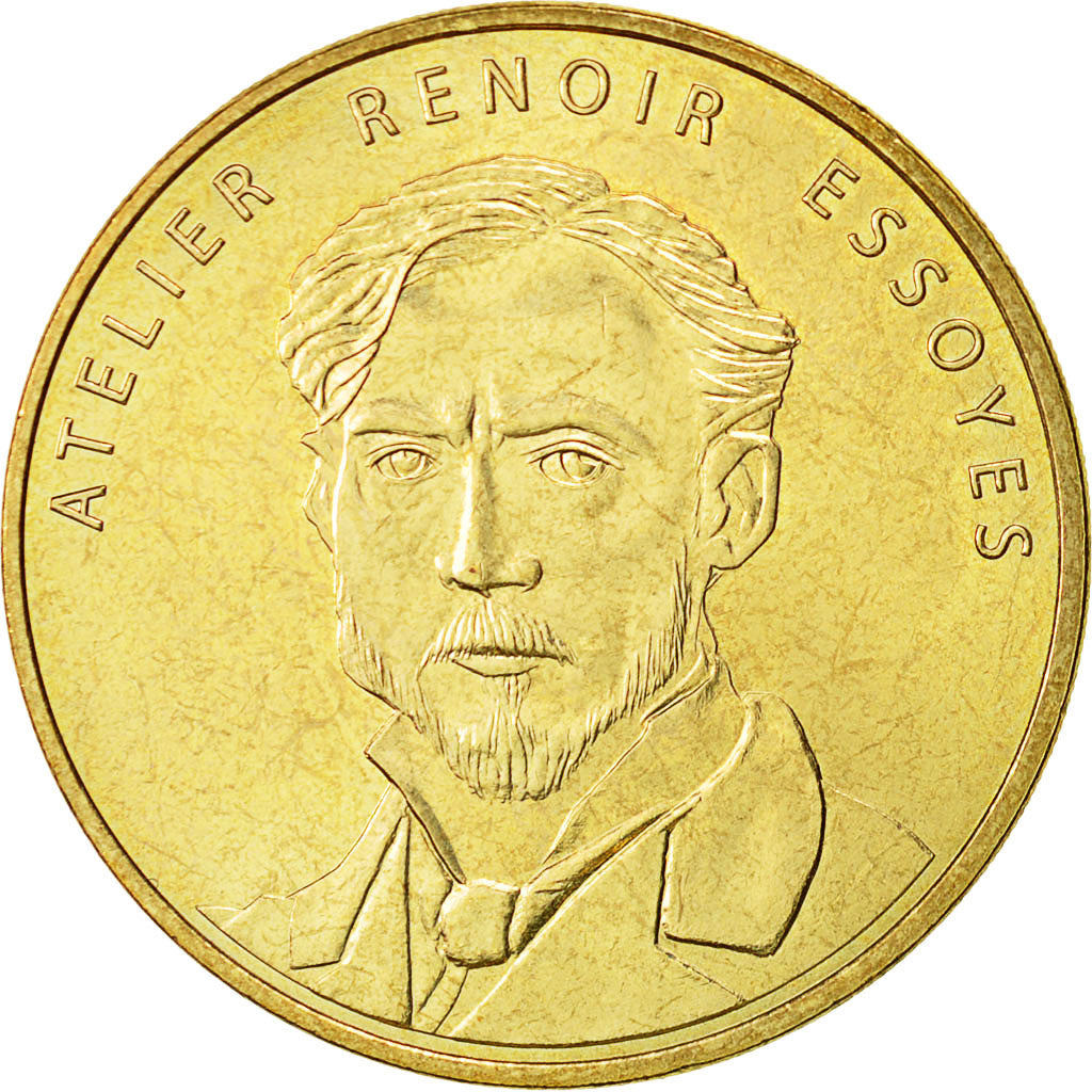 France, Token, Touristic token, Essoyes - Pierre Auguste Renoir, 2008, MDP