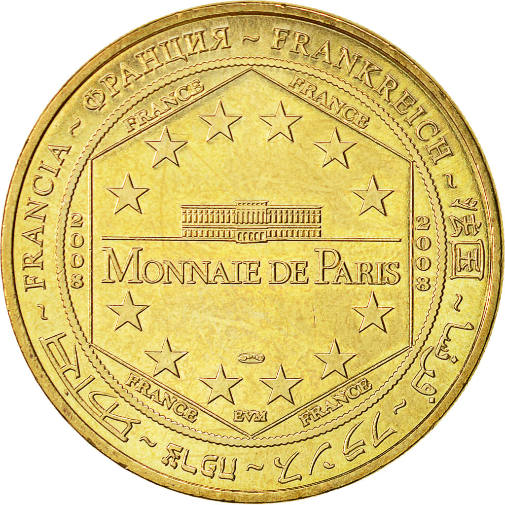 Francia, Token, Touristic token, Marseille - Hotel de Ville, 2008, MDP, BB