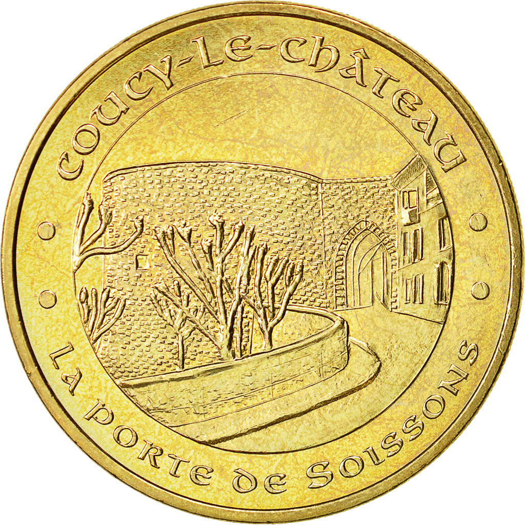 France, Token, Touristic token, Coucy - Château n°3, 2011, MDP, EF(40-45)