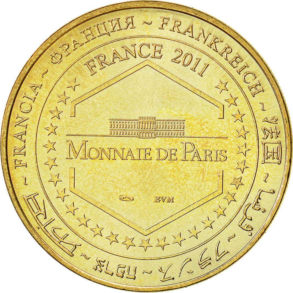 France, Token, Touristic token, Coucy - Château n°3, 2011, MDP, EF(40-45)