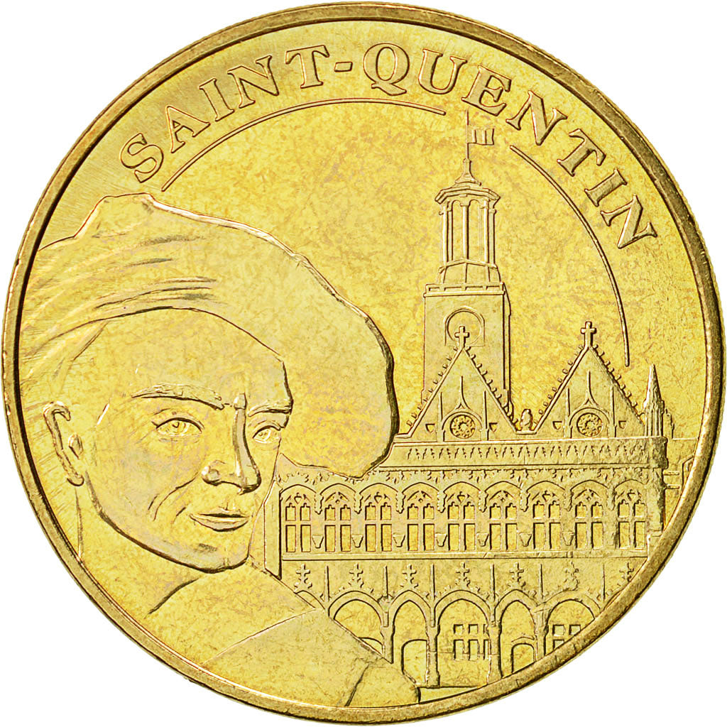 France, Token, Touristic token, Saint-Quentin - Hotel de ville, 2011, MDP