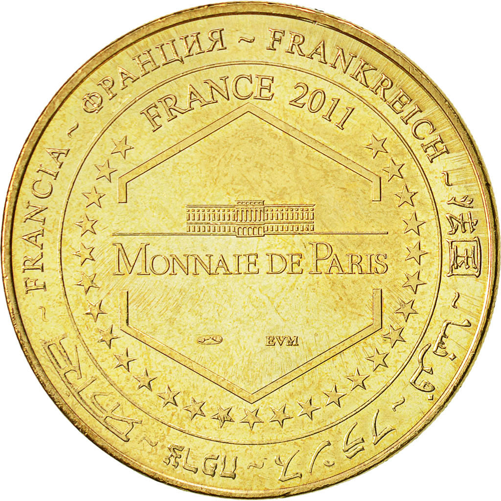 France, Token, Touristic token, Saint-Quentin - Hotel de ville, 2011, MDP