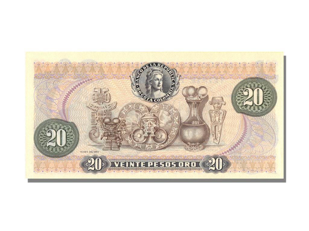 Banknote, Colombia, 20 Pesos Oro, 1983, UNC(65-70)