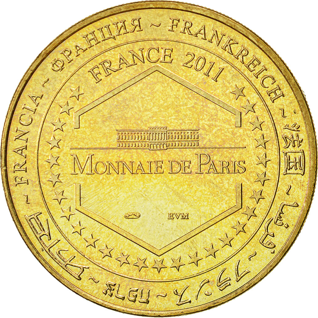 France, Token, Touristic token, Carcassonne - La porte d'Aude, 2011, MDP