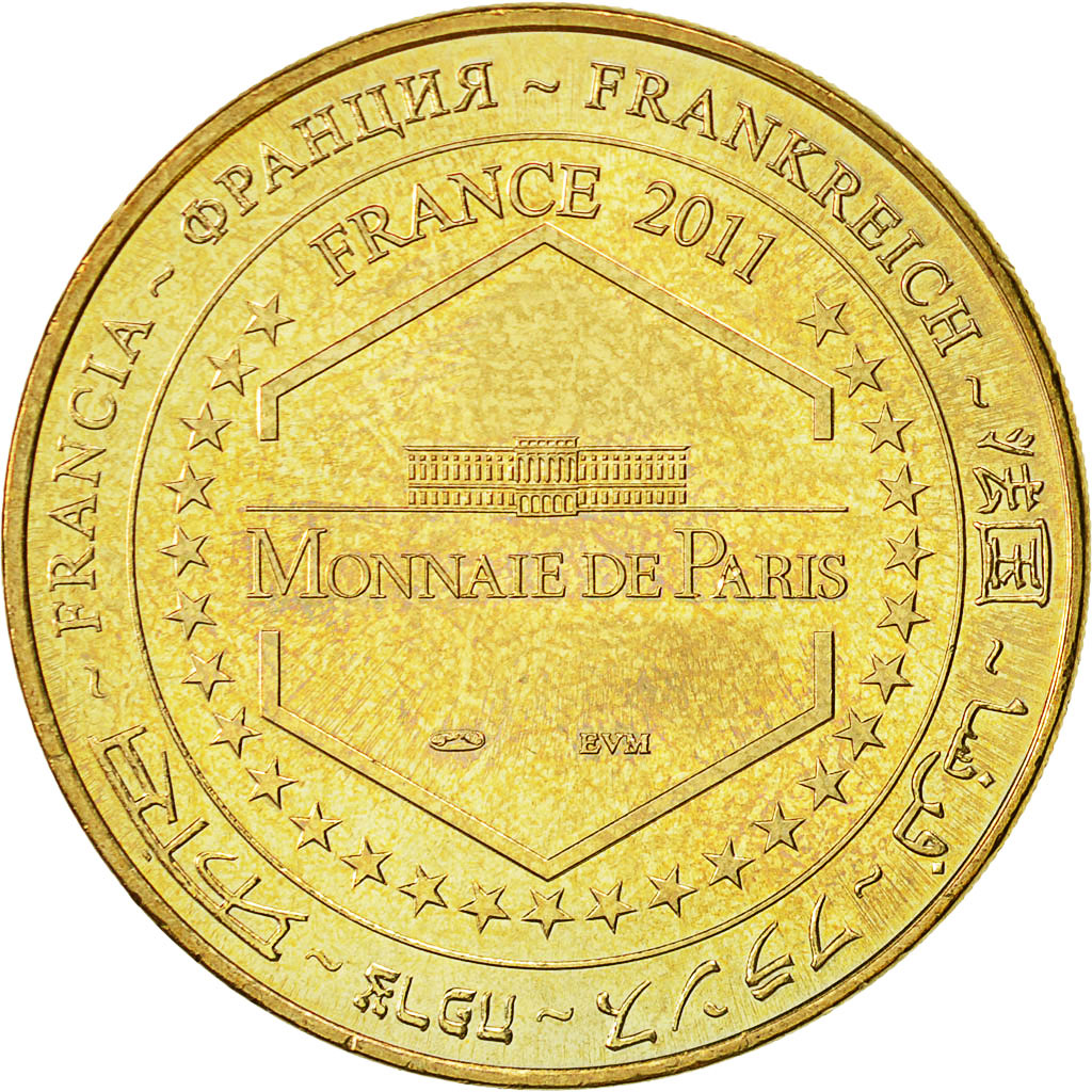 France, Token, Touristic token, Carcassonne - Basilique n°1, 2011, MDP