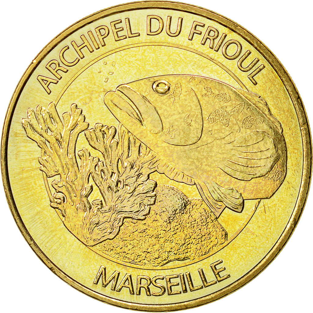 France, Token, Touristic token, Marseille -  Archipel du Frioul, 2011, MDP