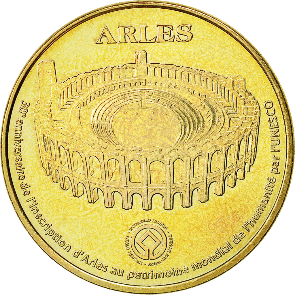 Francia, Token, Touristic token, Arles - Les Arènes n°5 - Unesco, 2011, MDP