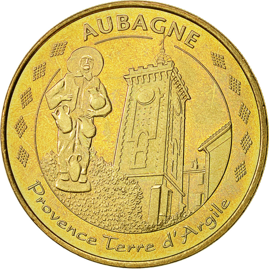 France, Token, Touristic token, Aubagne -  Terre d'argile n°1, 2011, MDP