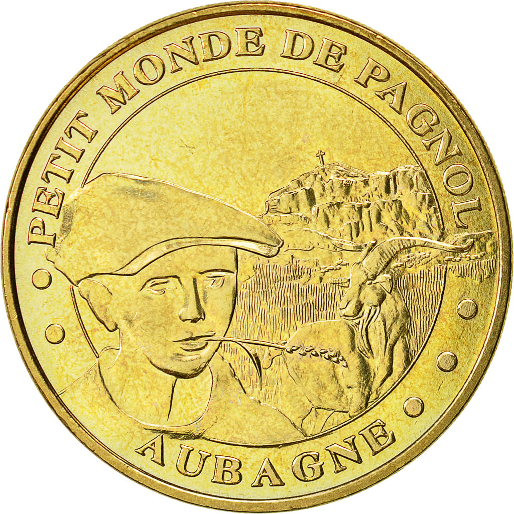 France, Token, Touristic token, Aubagne - Le petit monde de Pagnol, 2011, MDP