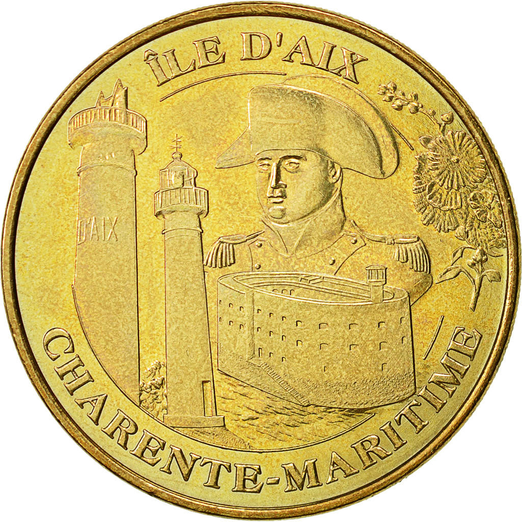 France, Token, Touristic token, Ile d'Aix -  Boyard - Napoléon et le phare