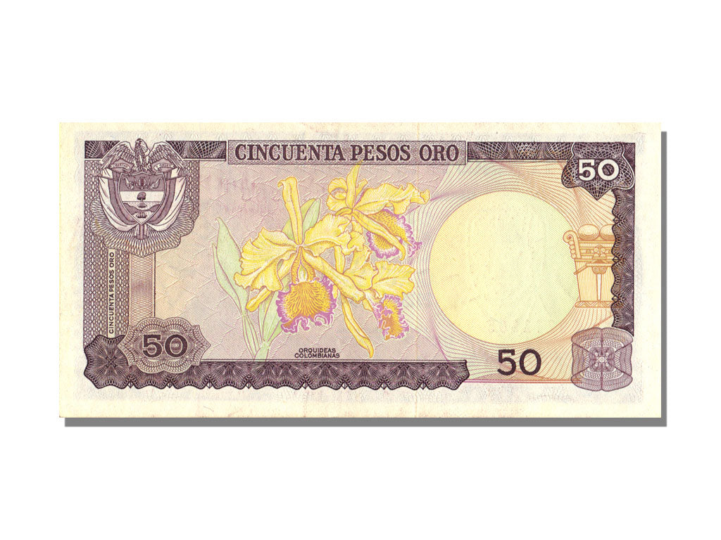 Colombia, 50 Pesos Oro, 1983, KM #422b, 1983-01-01, UNC(65-70)