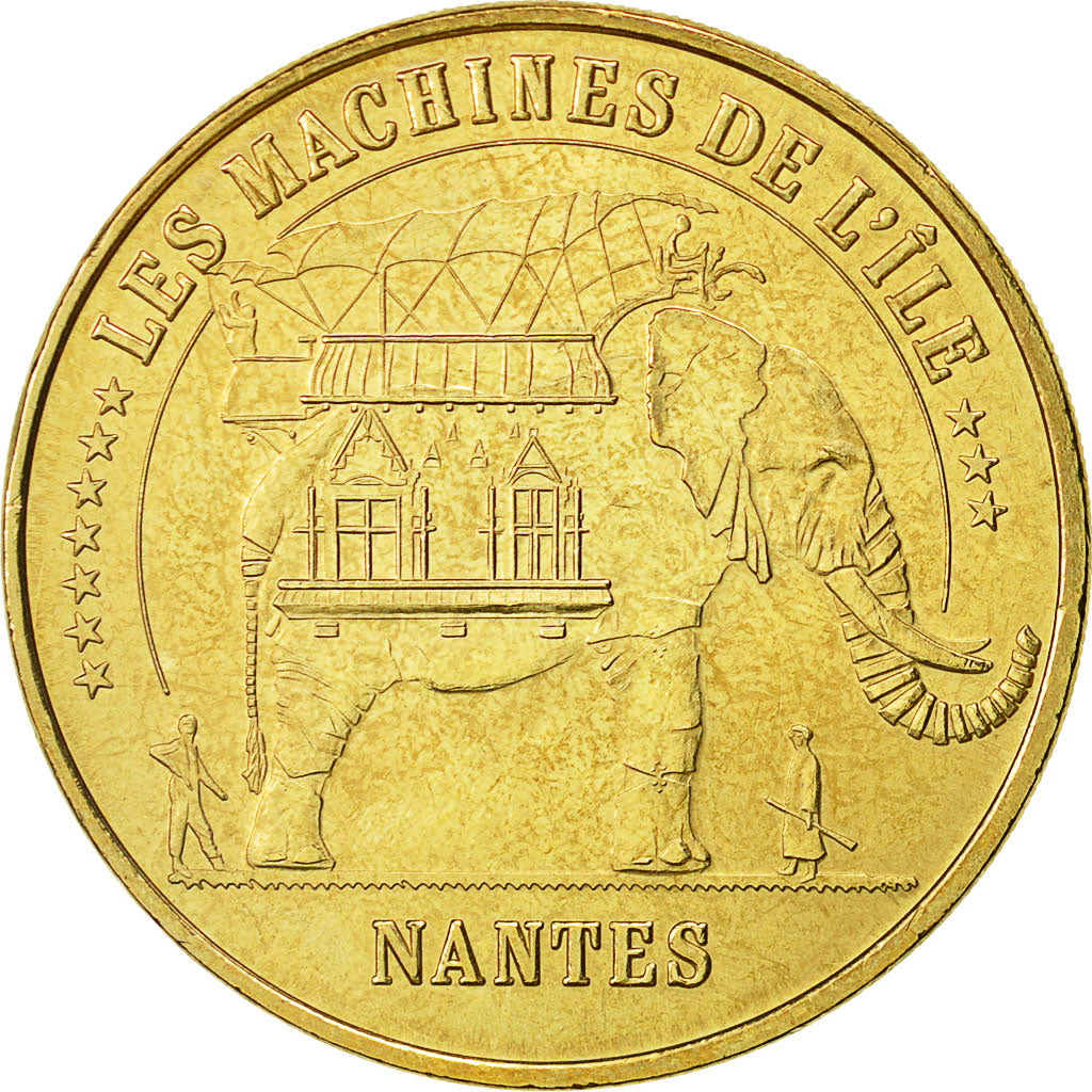 France, Token, Touristic token, Nantes -  Les machines de l'ile n°1, 2010, MDP