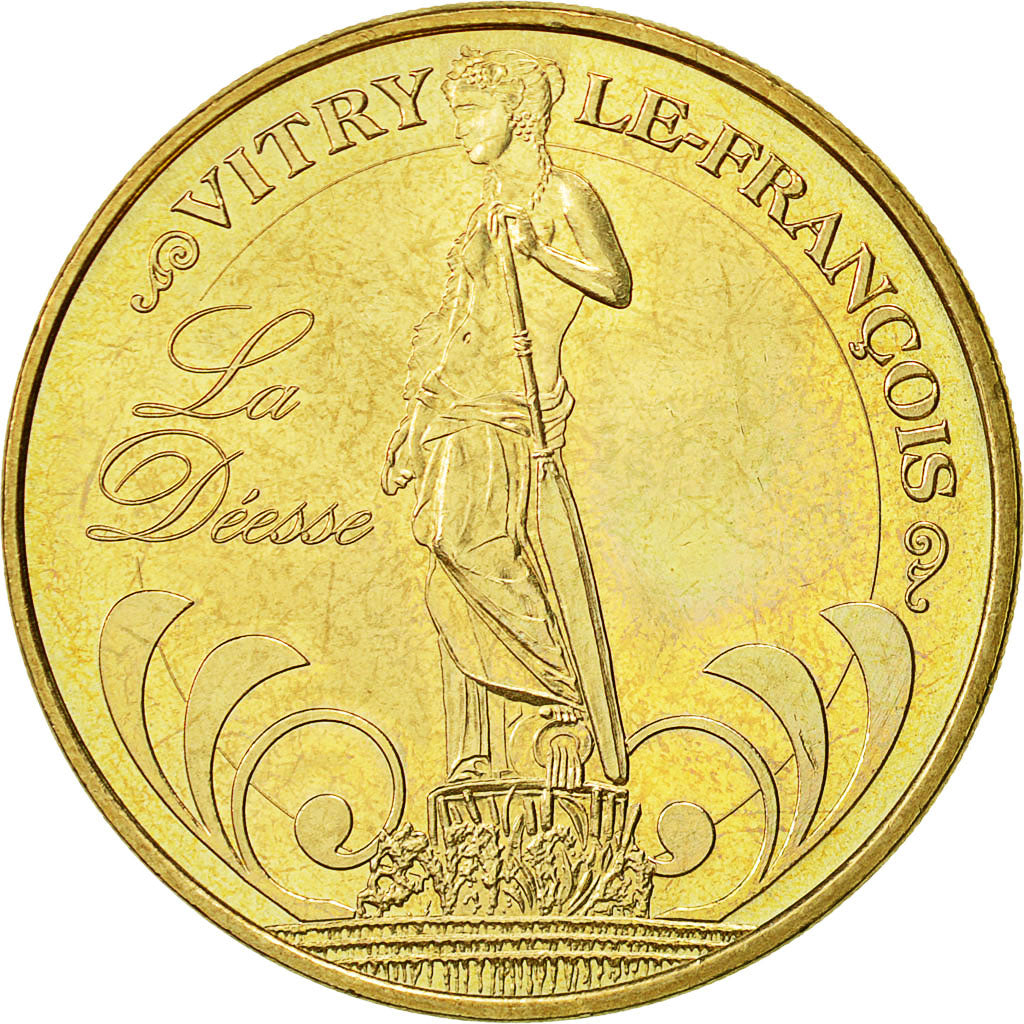 France, Jeton, Jeton Touristique, Vitry le François - Salon de la carte