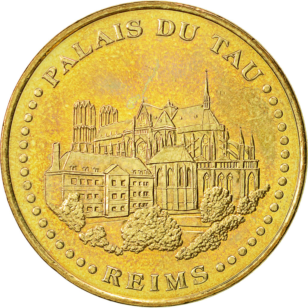 France, Token, Touristic token, Reims - Palais du Tau n°2, 2007, MDP