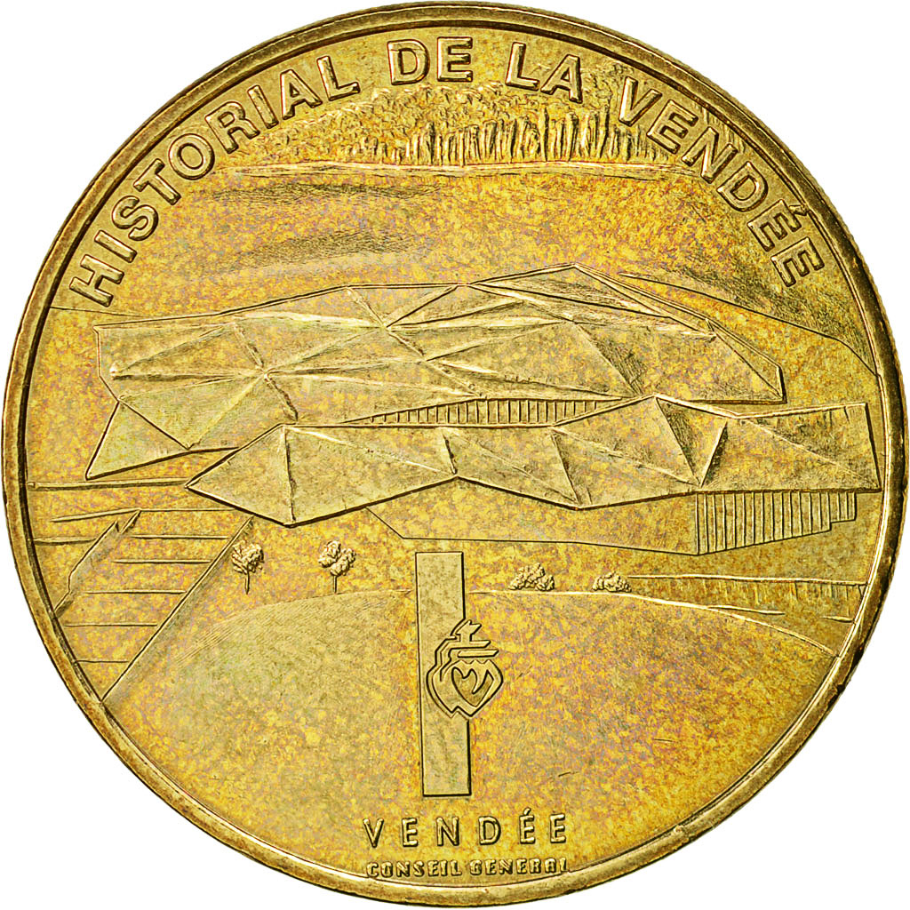 France, Token, Touristic token, Les-Lucs-sur-Boulogne - Historial, 2007, MDP