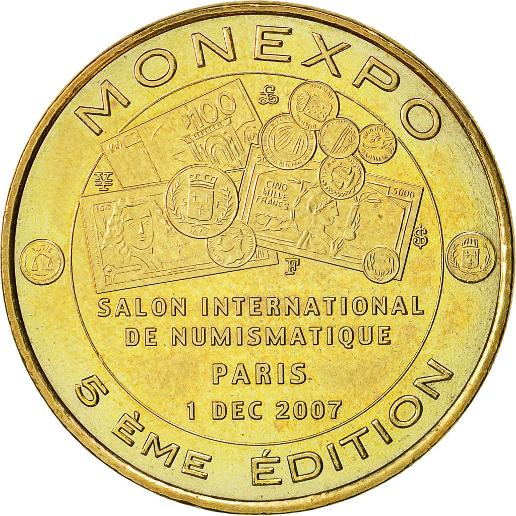 France, Token, Touristic token, Bagnolet - Monexpo, 2007, MDP, EF(40-45)