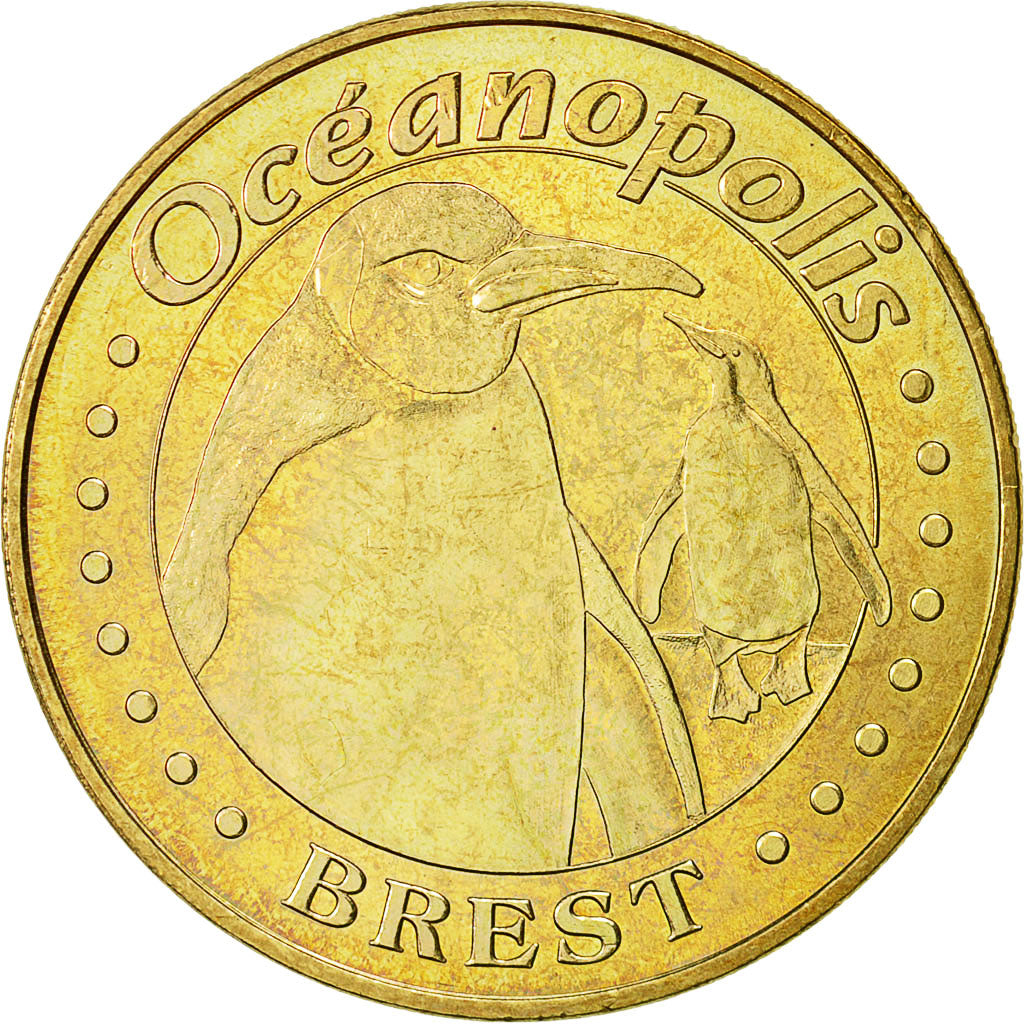 France, Token, Touristic token, Brest - Océanopolis n°2, 2011, MDP, EF(40-45)