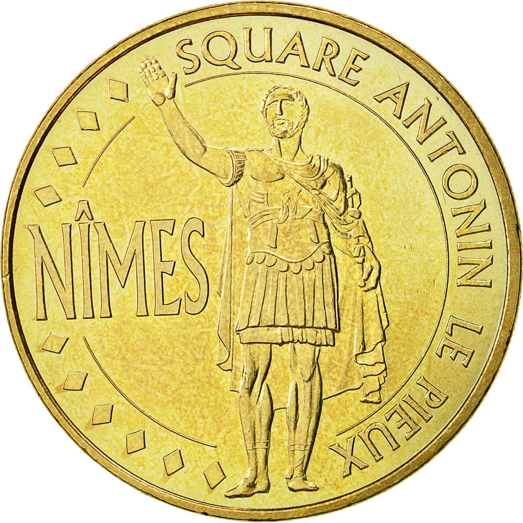 France, Token, Touristic token, Nimes - Square Le Pieux, 2011, MDP, EF(40-45)