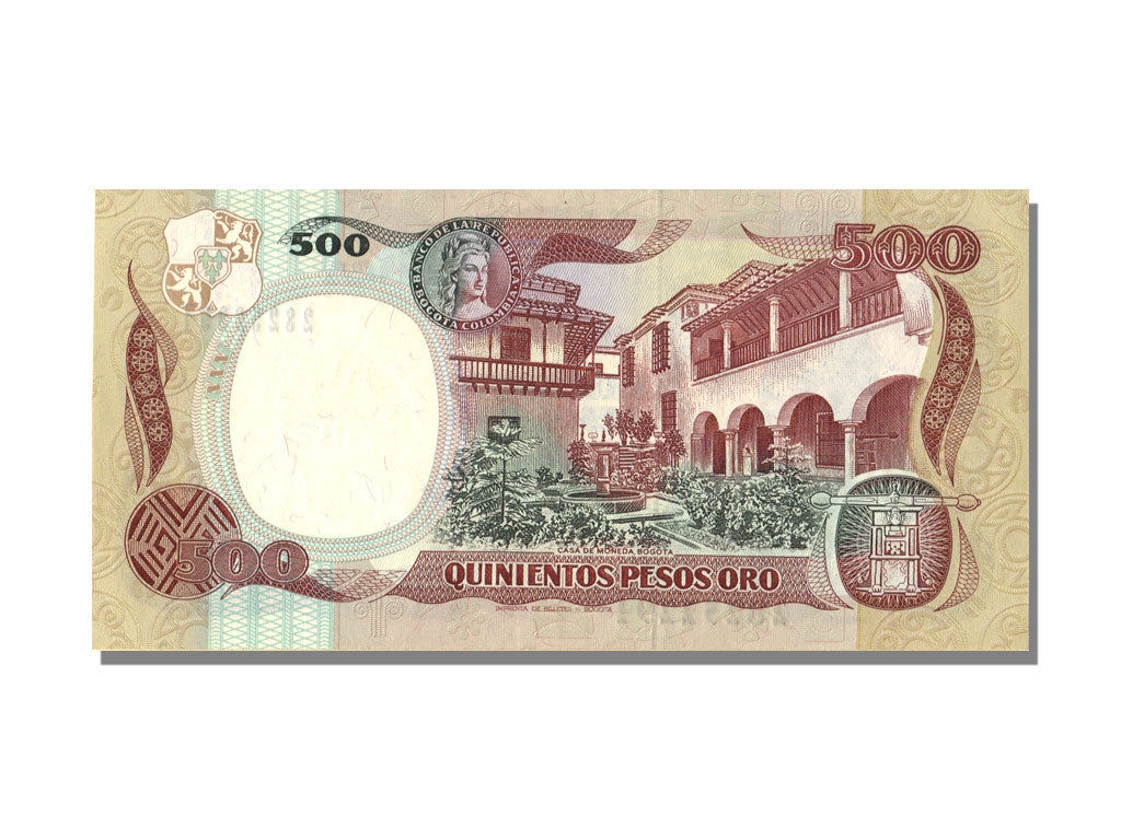 Banknote, Colombia, 500 Pesos Oro, 1989, 1989-07-20, KM:431, UNC(65-70)