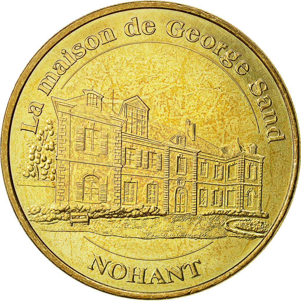 France, Token, Touristic token, Nohant-Vic - Maison de Georges Sand, 2011, MDP