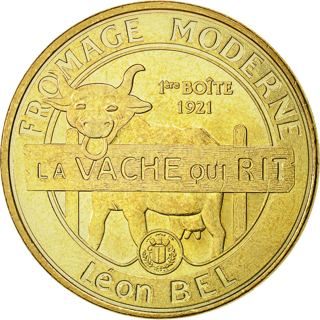 Frankreich, Token, Touristic token, Lons-le Saunier -  Vache qui rit n°3, 2011