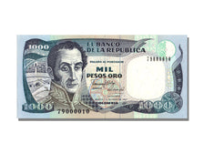 Colombia, 1000 Pesos Oro, 1990, 1990-01-01, UNC(65-70)