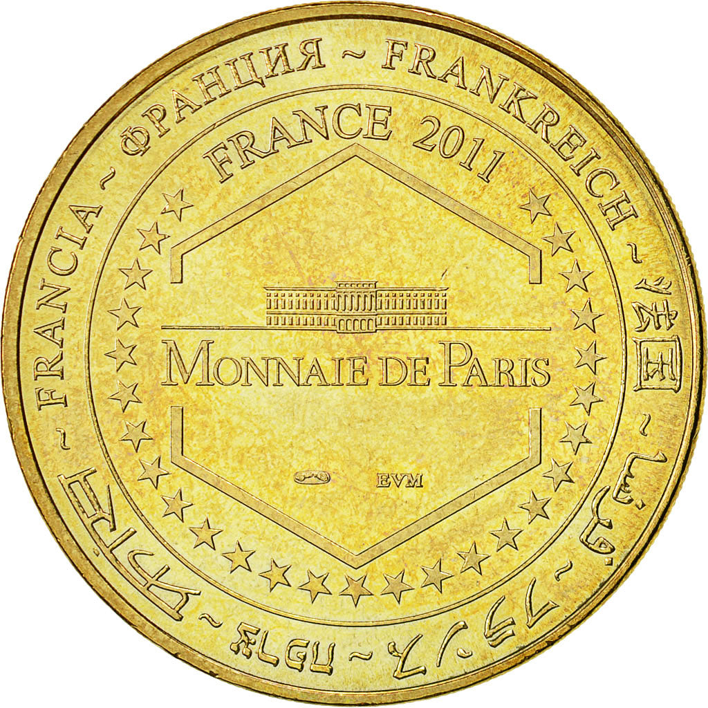 France, Token, Touristic token, Cléry-sur Loire -  Basilique Royale, 2011, MDP