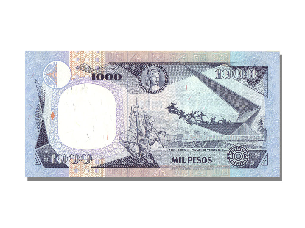 Colombia, 1000 Pesos, 1995, KM #438, 1995-10-02, UNC(65-70)