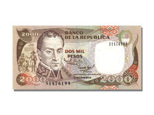 Colombia, 2000 Pesos, 1994, KM #439b, 1994-11-01, UNC(65-70)