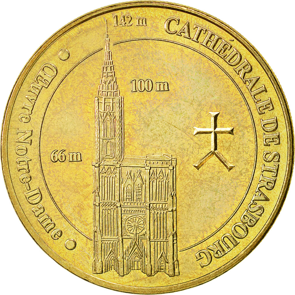 France, Token, Touristic token, Strasbourg - Cathédrale n° 2, 2011, MDP