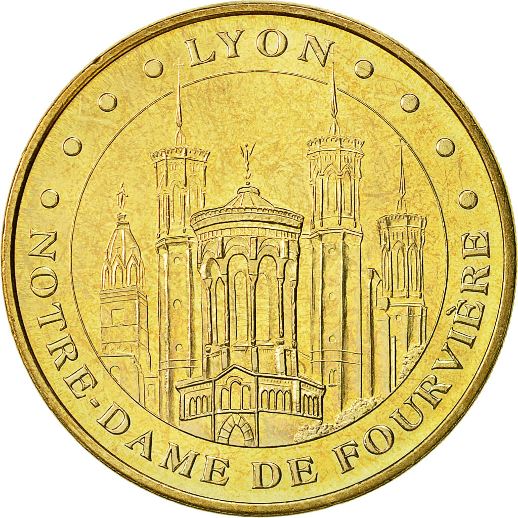 Francia, Token, Touristic token, Lyon - Notre  Dame de Fourviere n°1, 2011