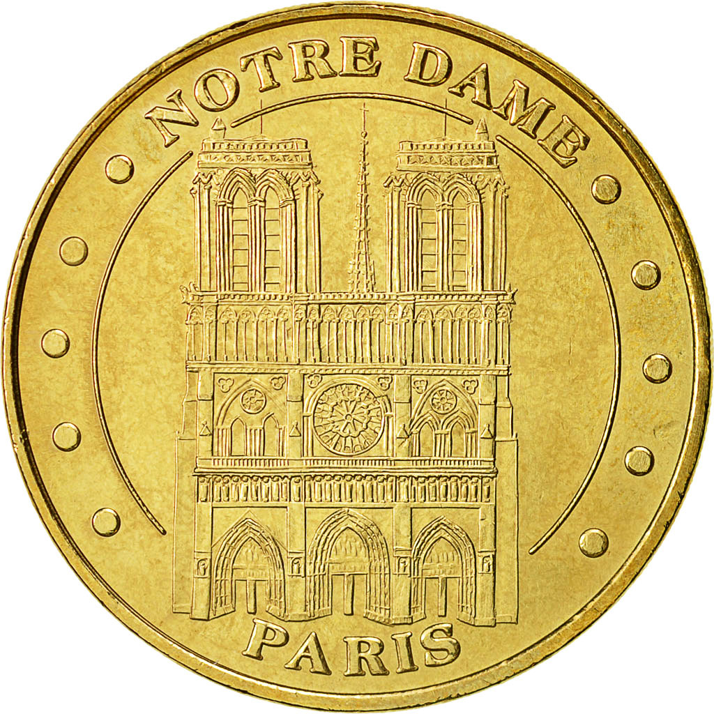 France, Token, Touristic token, Paris - Notre Dame, 2011, MDP, EF(40-45)