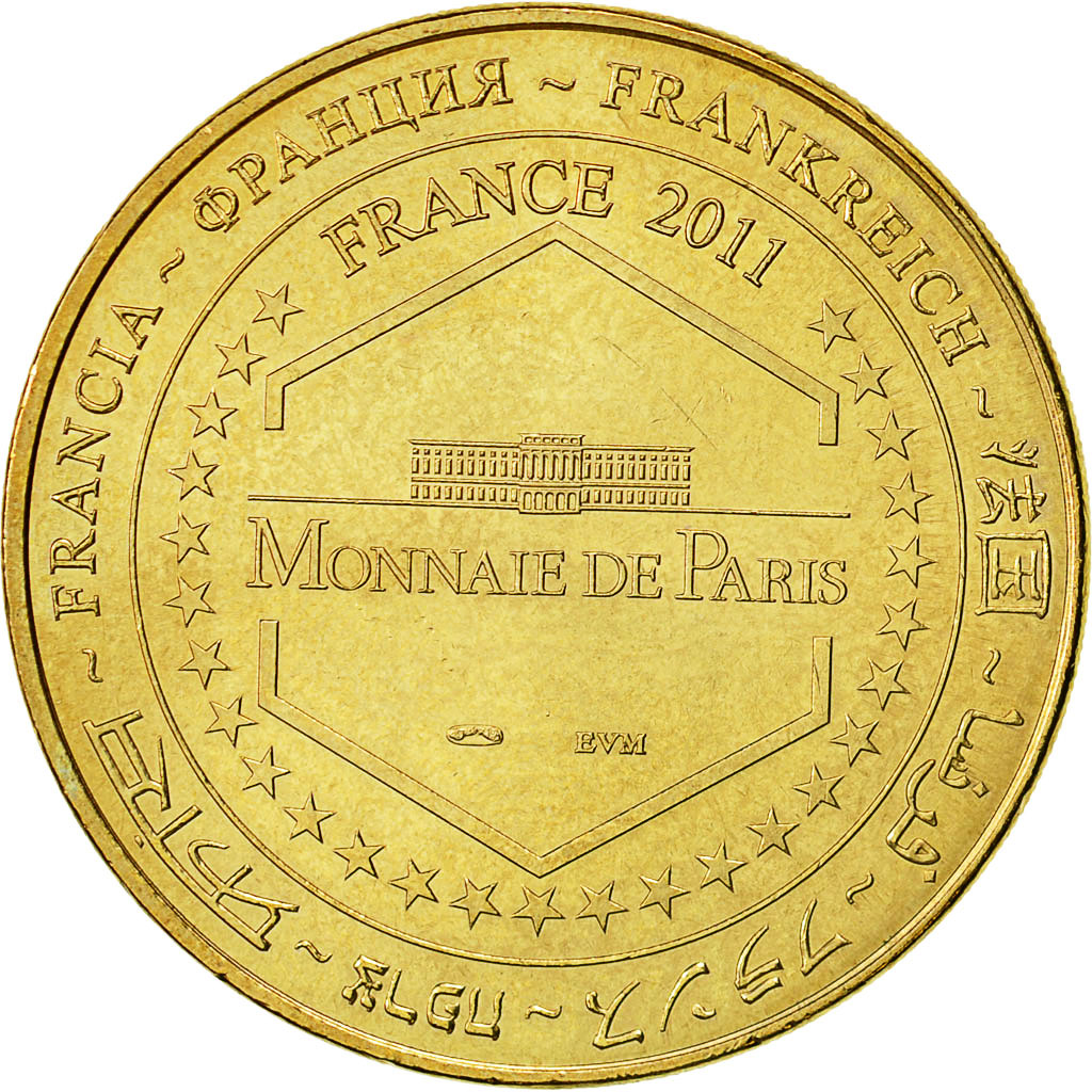 France, Token, Touristic token, Paris - Notre Dame, 2011, MDP, EF(40-45)