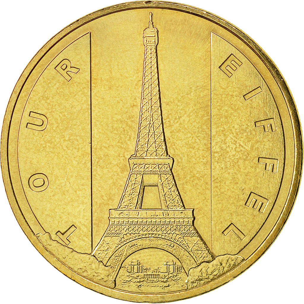 France, Token, Touristic token, Paris - Tour Eiffel n°6, 2011, MDP, EF(40-45)