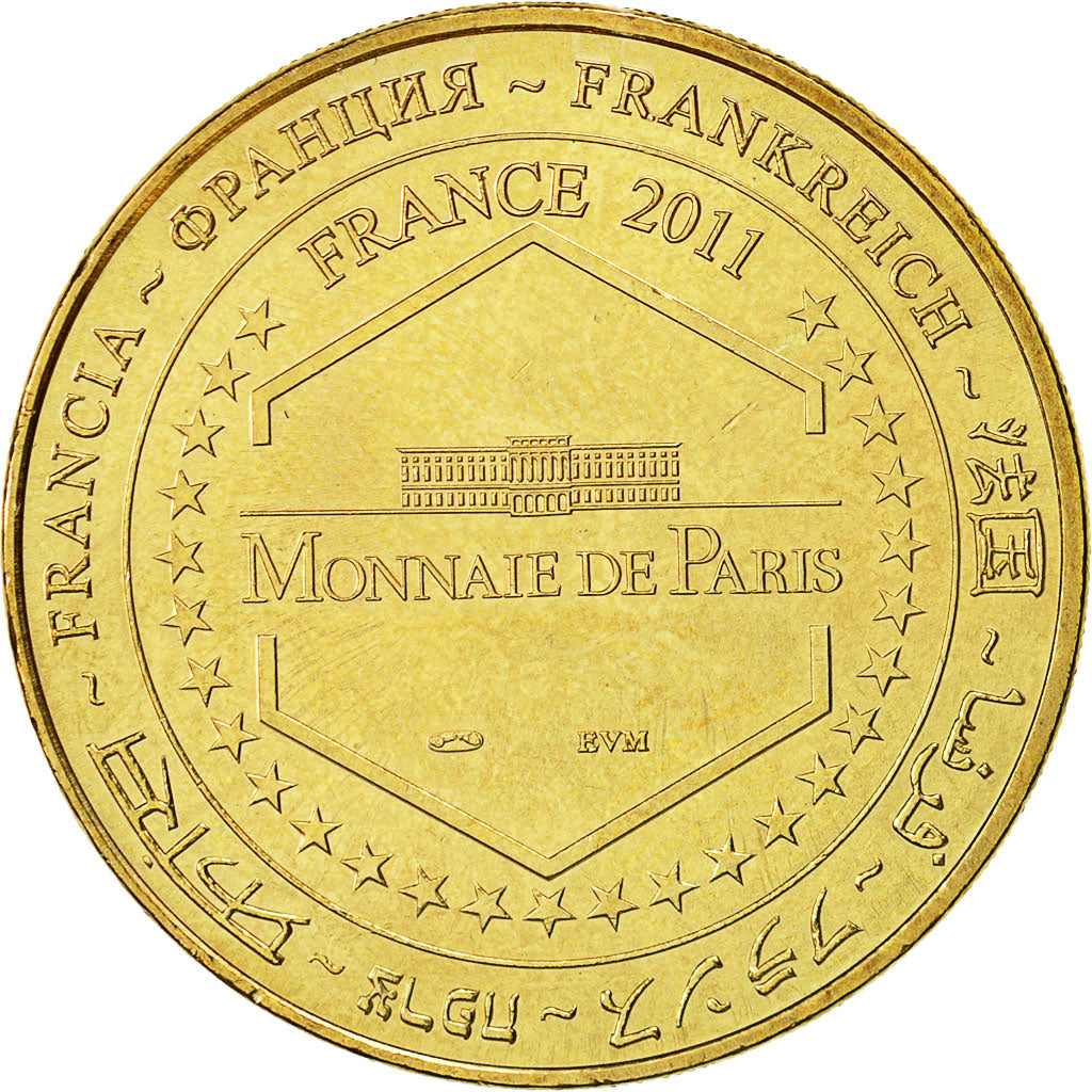 France, Token, Touristic token, Paris - Tour Eiffel n°6, 2011, MDP, EF(40-45)