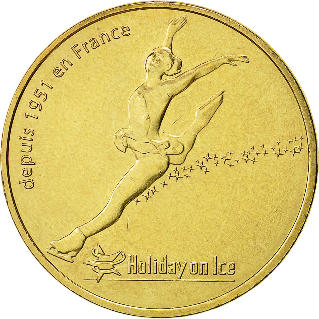 France, Token, Touristic token, Paris - Holiday on ice, 2011, MDP, EF(40-45)