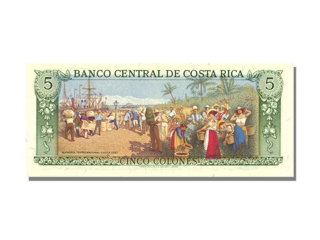 Costa Rica, 5 Colones, 1983, 1983-04-07, UNC(65-70), D