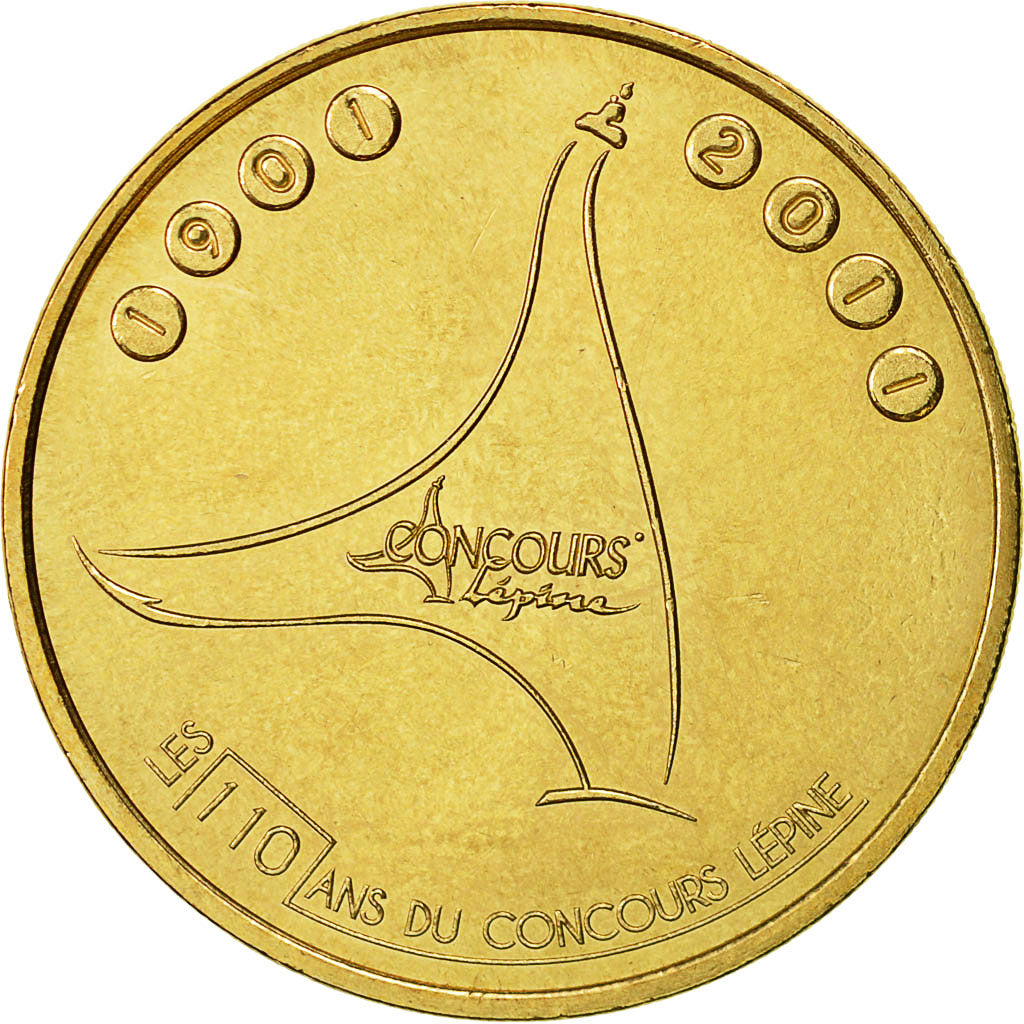 France, Token, Touristic token, Paris - Concours Lépine n°2, 2011, MDP