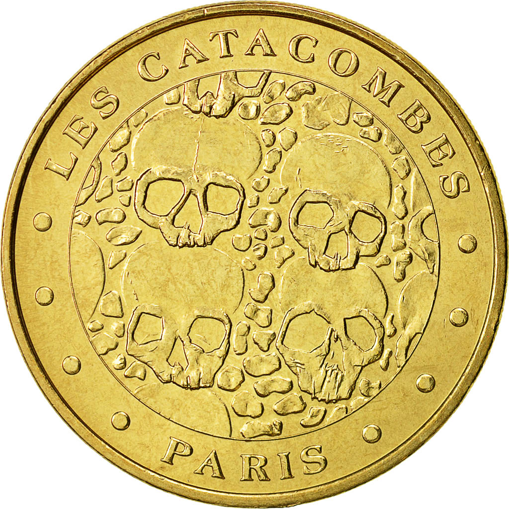 France, Token, Touristic token, Paris - Les catacombes n°1, 2011, MDP