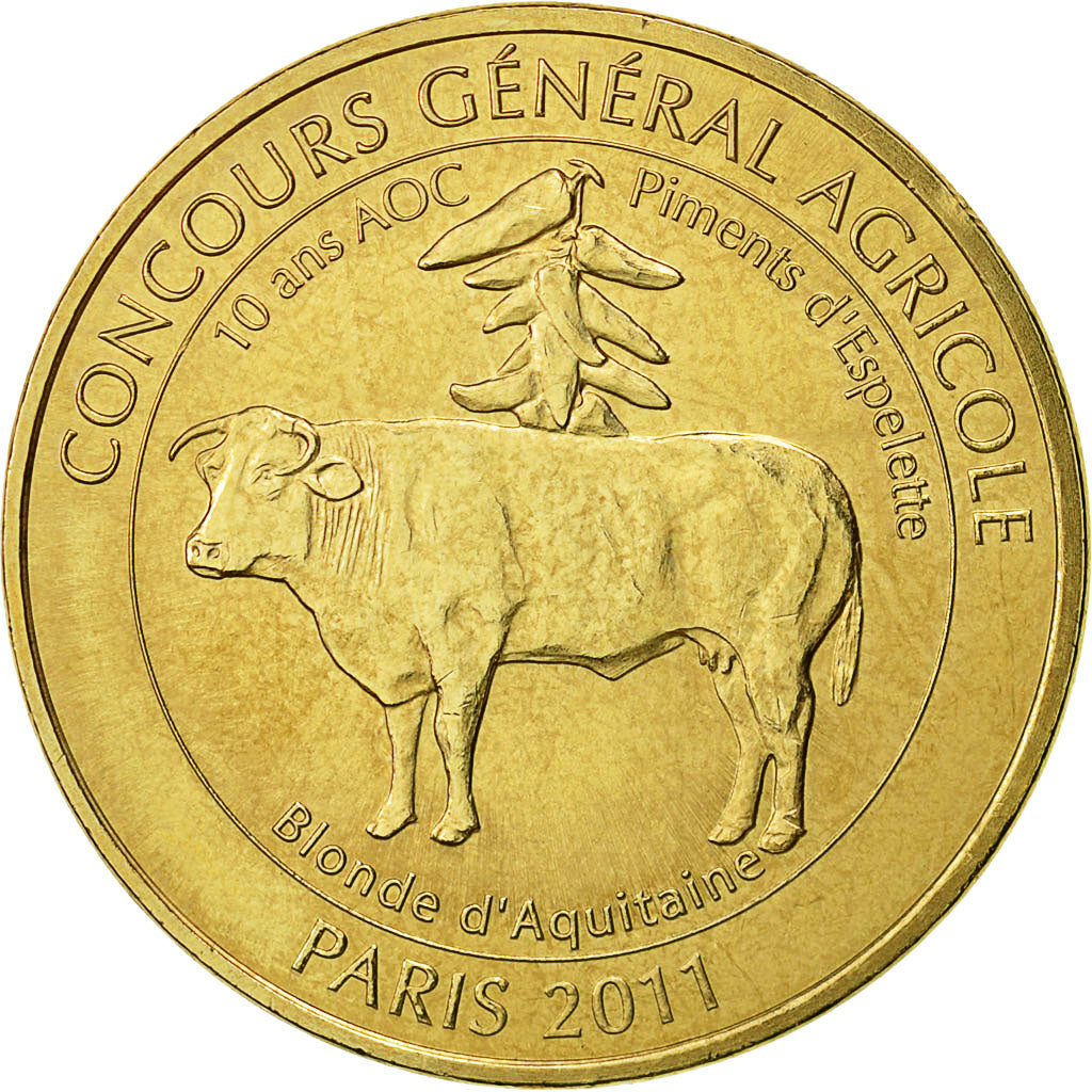 France, Token, Touristic token, Paris - Concours Général Agricole, 2011, MDP